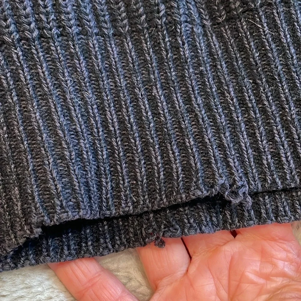 Woodstock by Bernard Vintage Wool Blend Rib Knit Sweater